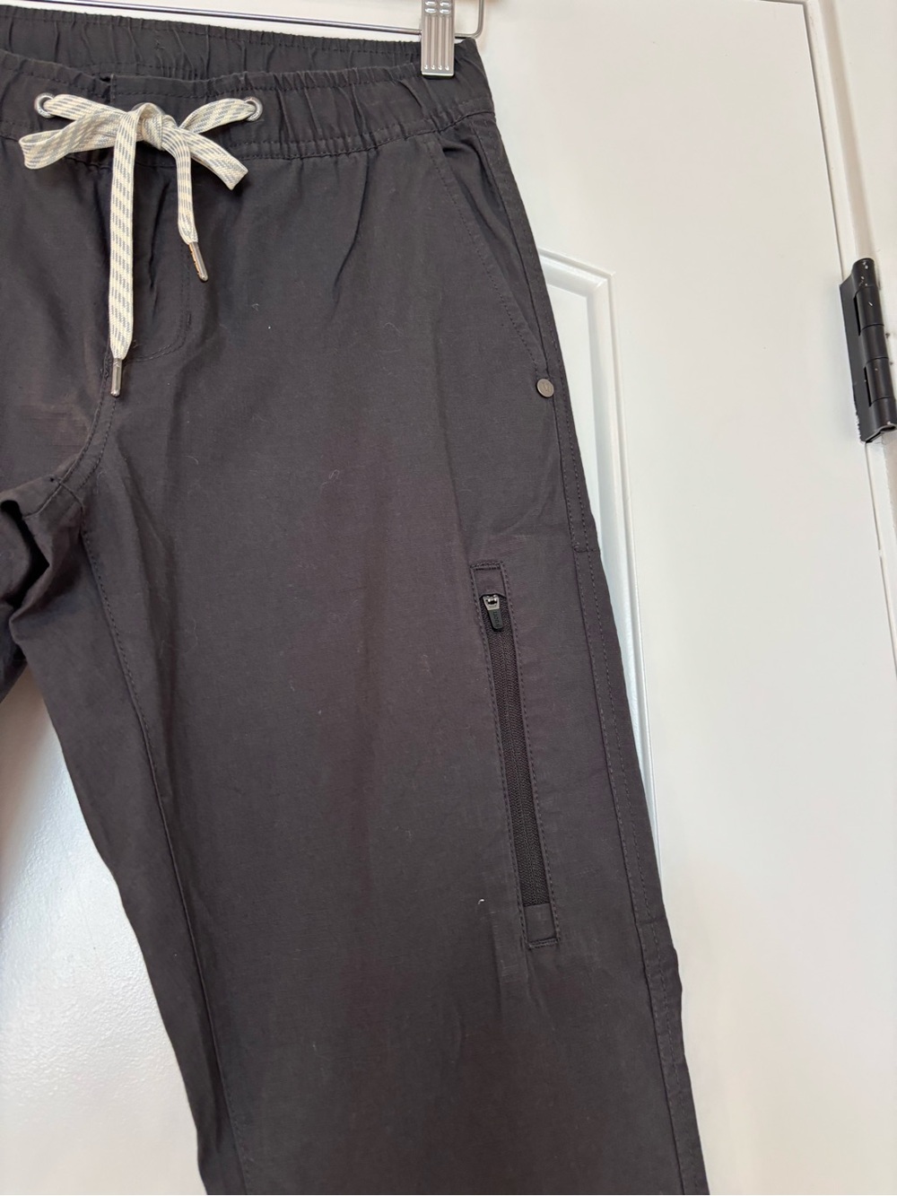 Vuori The Rise The Shine Ripstop Charcoal Gray Drawstring Climbing Pants XS - Picture 4 of 7